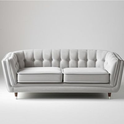 quality 100% Polyester Filling Living Room Fabric Sofas designed with Various Legs factory