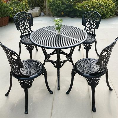 quality Cast Iron Table And Chairs Perfect Combination of Strength and Elegance for Your Outdoor Space factory